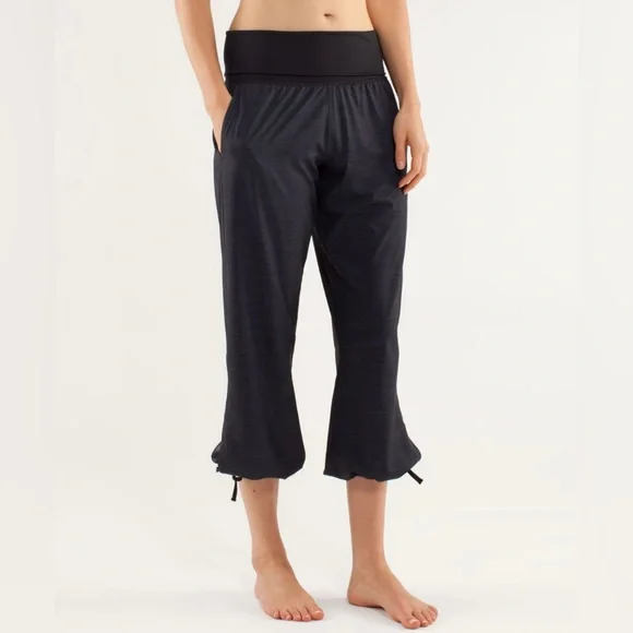 Lululemon Om Pant Commuter Denim Black / Black (Gray/Black) - Picture 15 of 15